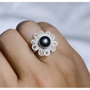 Cincin Perak Mutiara